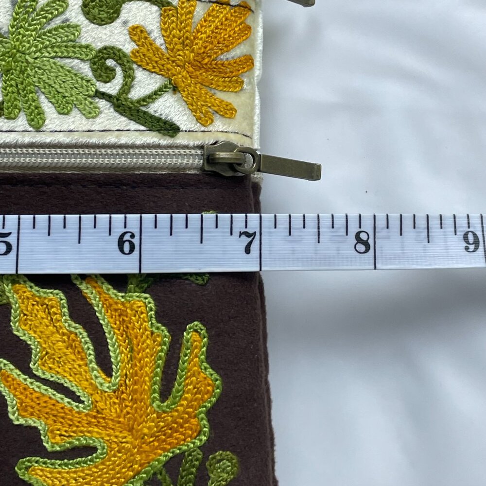 Handmade Leaf Crossbody Pocketbook - Picture 7 of 8